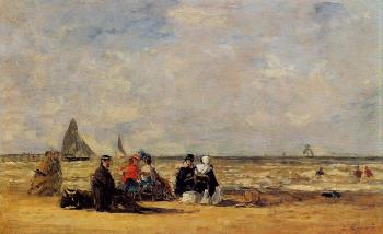 尤金 佈丹 The Beach at Trouville